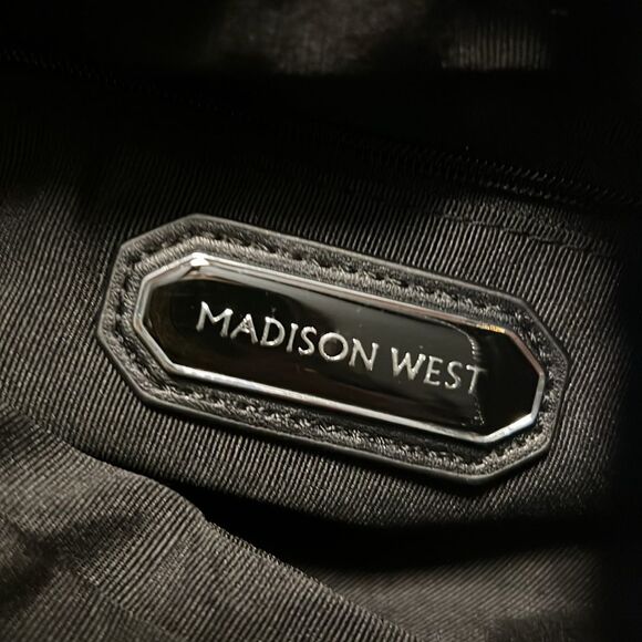 Madison West Knotted Mini Aurora Boraelis Rhinestone Dumpling Evening Bag NWT - Picture 4 of 4